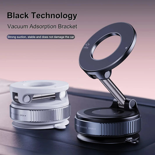 Vacuum Magnetic Phone Holder - Foldable